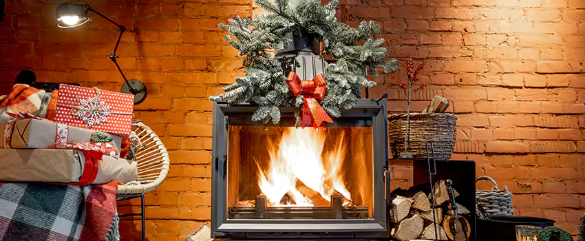 Travis Industries Linear Gas Fireplace Installation in Granger, Indiana