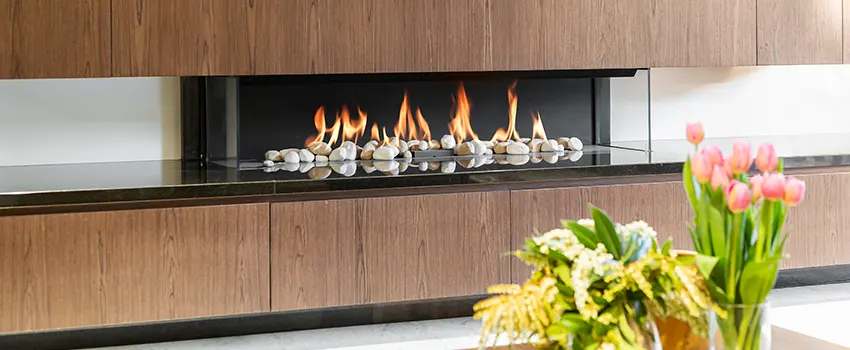 Double-height Fireplace Design Refurbishment in Granger, Indiana
