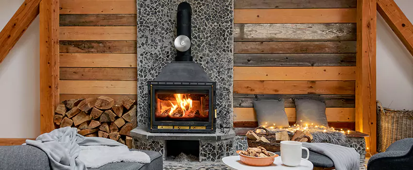 Thelin Hearth Products Direct Vent Gas Stove Fireplace Inspection in Granger, Indiana